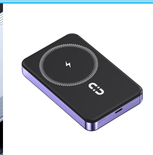 Aluminum Slim Magnet 10000 Powerbanks 5000 Mah External Battery 10000mah Portable Magnetic Wireless Power Bank for Phone Charger gallery image