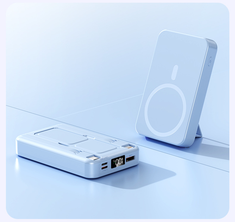 Best Sellers Fast Portable Wireless Magnetic Power Bank 10000 MAh Slim Fast Pd 22.5W Magnetic Wireless Powerbank gallery image