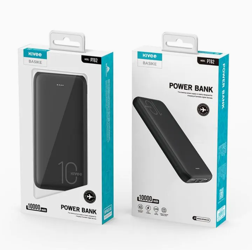 Factory Manufacture PT62 Fast Charging Power Bank Large Capacity 10000mAh Power Bank 20000mAh 50000mAh High Quality Customized