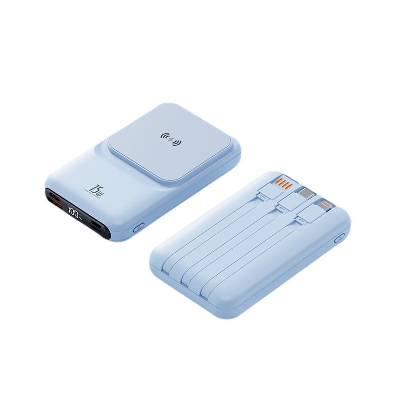 Magnetic Fast-Charging 22.5W Plastic Compact Portable Mini Power Bank Super Fast Charging gallery image