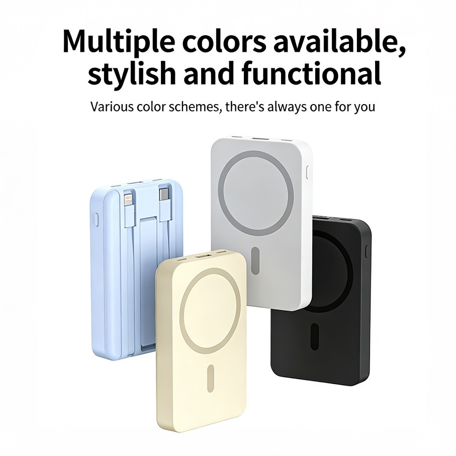 Portable Charger10000mAh 5V/3A Power Bank, USB C in&out High-Speed Charging Battery Pack, External Phone Powerbank Compatible with iPhone 17 16 15 14 13