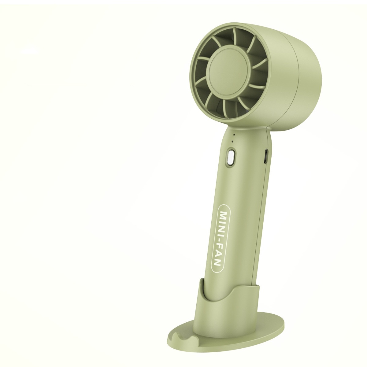 T-10 Portable Mini Handheld Fan with 3 Speeds Battery Rechargeable Chinese Mobile Phone Holder for Desktop Car & Hotel Use gallery image