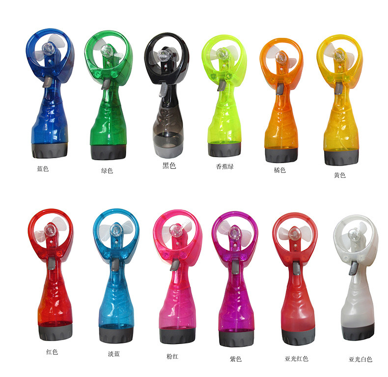 Misting Spray Bottle Fan Portable Handheld Mini Water Spray Fan Summer Outdoor Travel Cooling gallery image