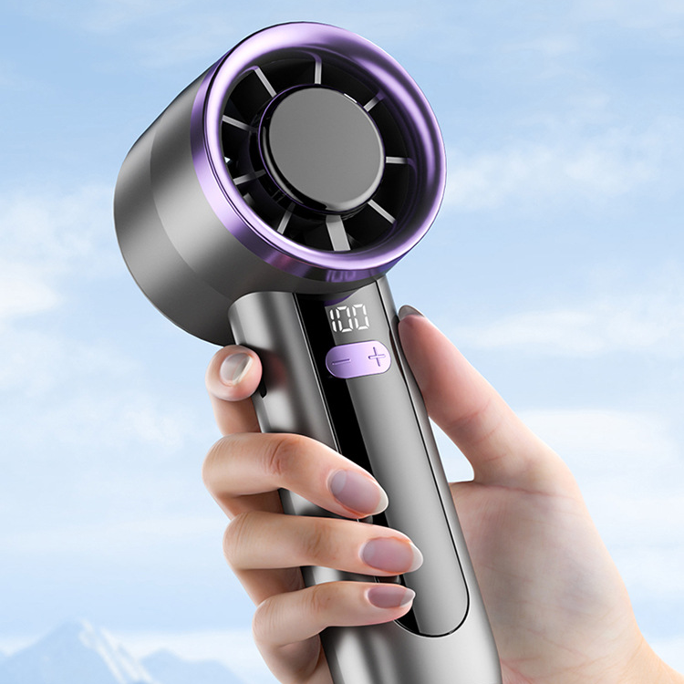 2025 Portable Outdoor Usb Mini Fan Air Cool Hot Selling Oem Gift Multiple Colour Rechargeable Handheld Pocket Fan gallery image