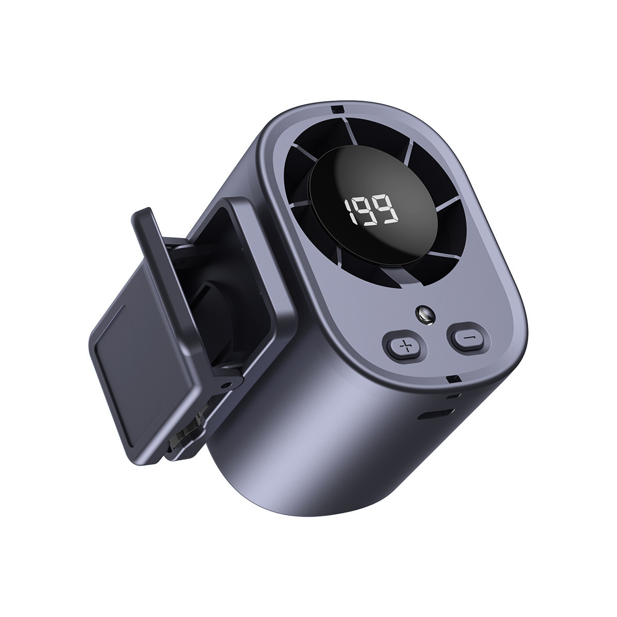 Summer 1200mAh 360 Rotation 25dB High Speed Wearable Portable Waist Clip Silent Mini Turbo Fan Household & Car Outdoor gallery image