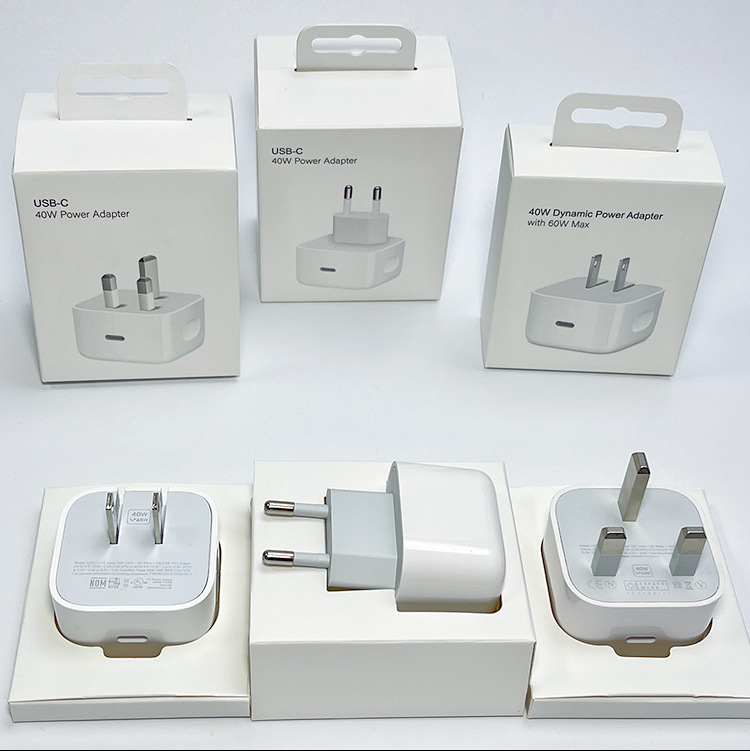 Customizable PD 45W/60W GaN Fast Charging AVS One-TYPE-C Charger with US/UK/EU Plugs for for Laptop gallery image