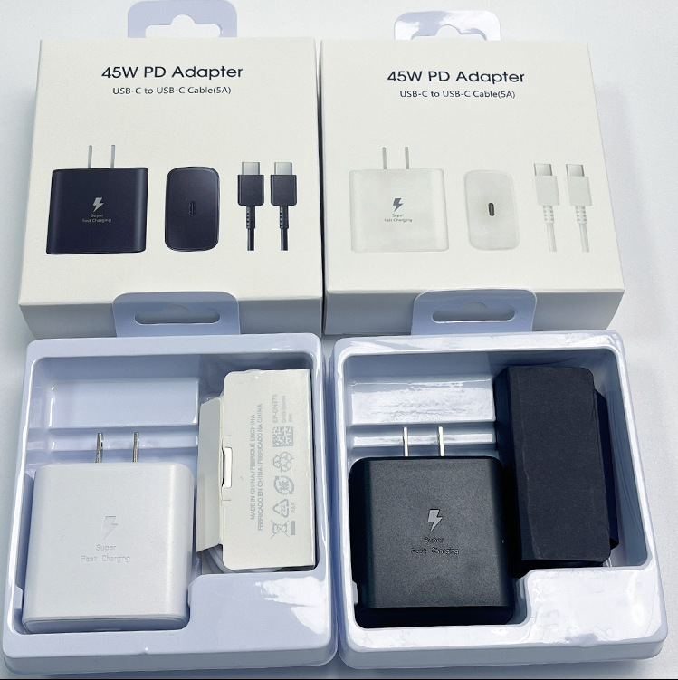 Original 45W PD Super Fast Charger Adapter, T4510 45W Travel Fast Charging Type-C Mobile Phone Charger for Samsung S22 Ultra gallery image