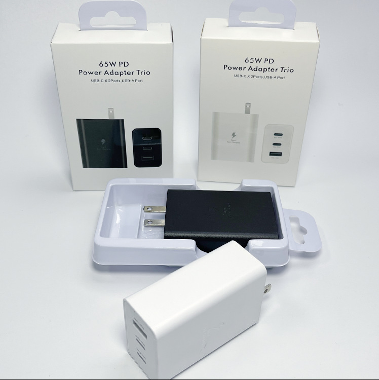 3-Port 65W Fast Charging Adapter Gan SCP Function 12W MAX USB Carregador/Cargadores Para Celular/Charger for iPhone gallery image