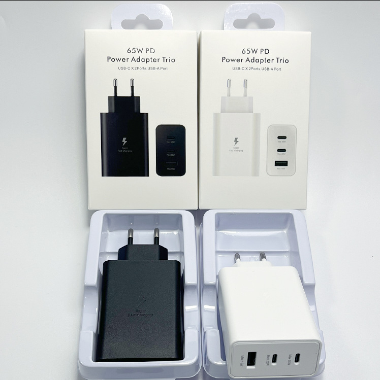 3-Port 65W Fast Charging Adapter Gan SCP Function 12W MAX USB Carregador/Cargadores Para Celular/Charger for iPhone gallery image