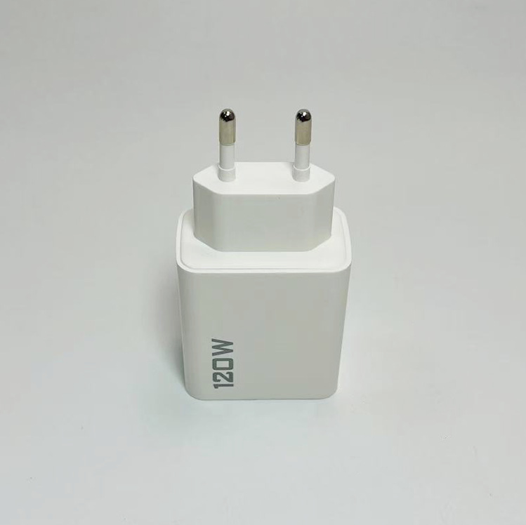CE Certified 120W Mobile Phone Charger QC3.0 12W Multi-Port 2 X USB OTP European American British Charging Head for Smal gallery image