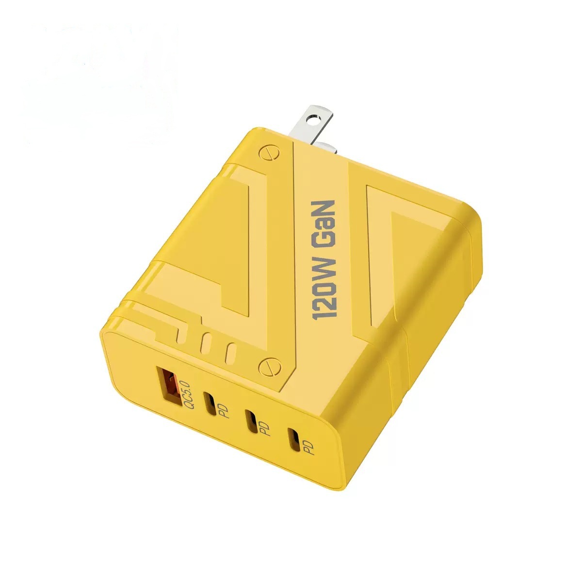 EU/US/UK Plug 120W 4 Ports USB Mobile Phone Fast Chargers 120W USB Type C QC3.0 Wall Charger Usb-c Travel Adapter gallery image
