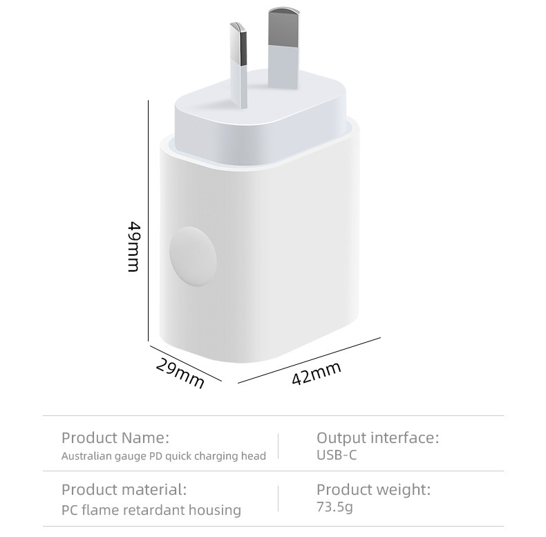 5V2A Mobile Phone Charger Power Adapter USB European AU Charging Head 5V2A Travel Charger gallery image