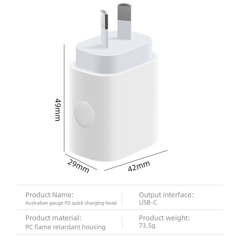 5V2A Mobile Phone Charger Power Adapter USB European AU Charging Head 5V2A Travel Charger gallery image