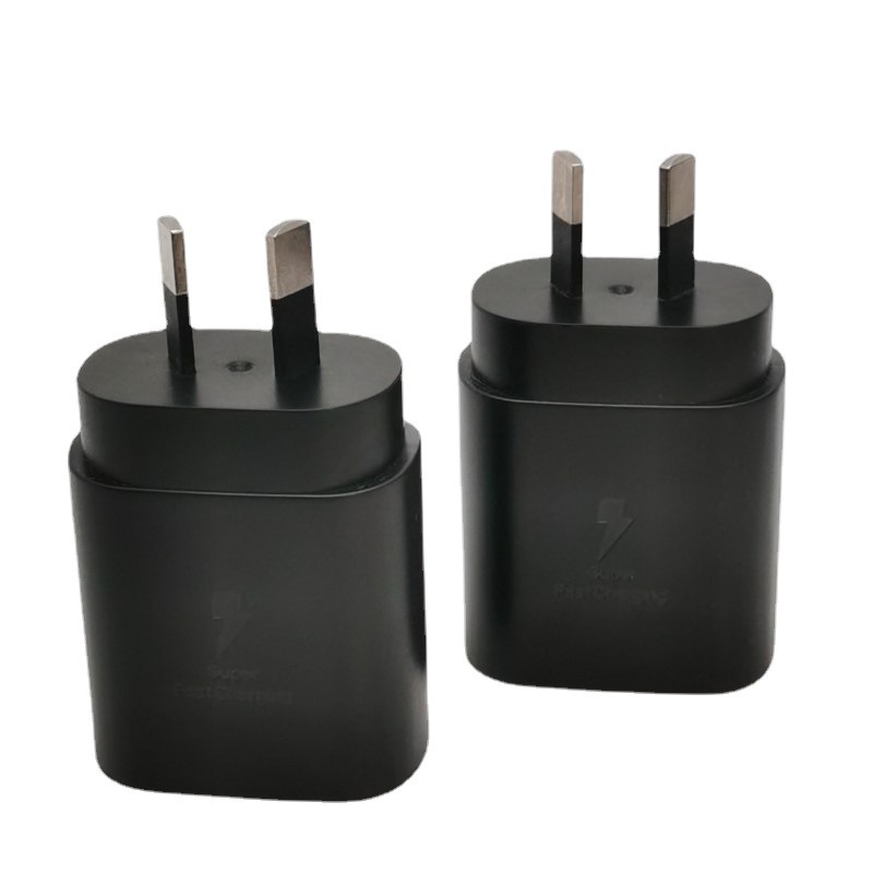 Hot Selling 25W USB-C Charger for Samsung US EU UK AU Super Fast Charger PD Travel Adapter for Samsung Note 10 gallery image