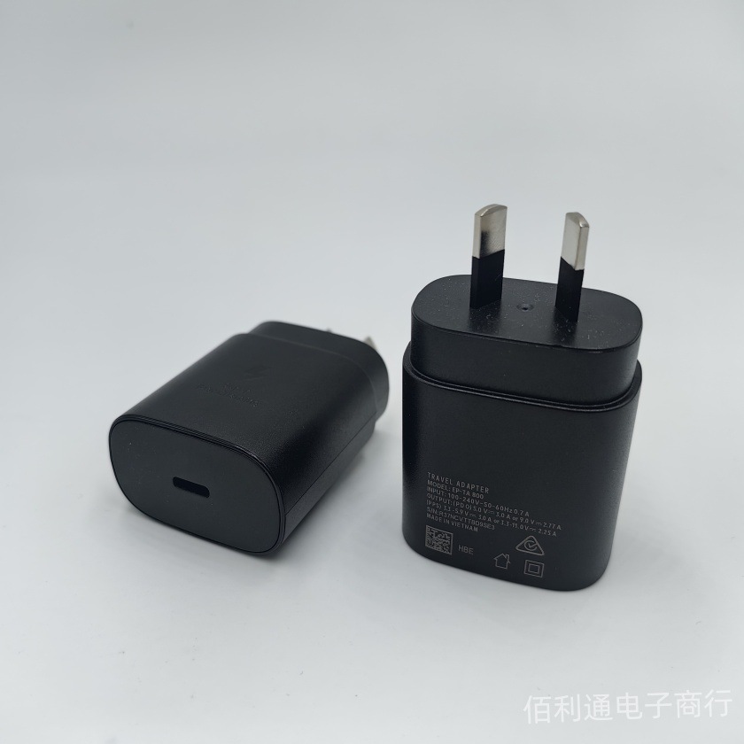 Hot Selling 25W USB-C Charger for Samsung US EU UK AU Super Fast Charger PD Travel Adapter for Samsung Note 10 gallery image