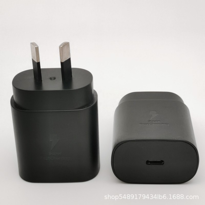 Hot Selling 25W USB-C Charger for Samsung US EU UK AU Super Fast Charger PD Travel Adapter for Samsung Note 10 gallery image