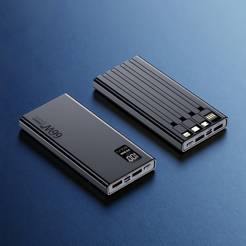 Wholesale PriceCustom Large Capacity Hot Selling Super Fast Charging Powerbank 60000mah Digital Display Real Capacity Power Bank