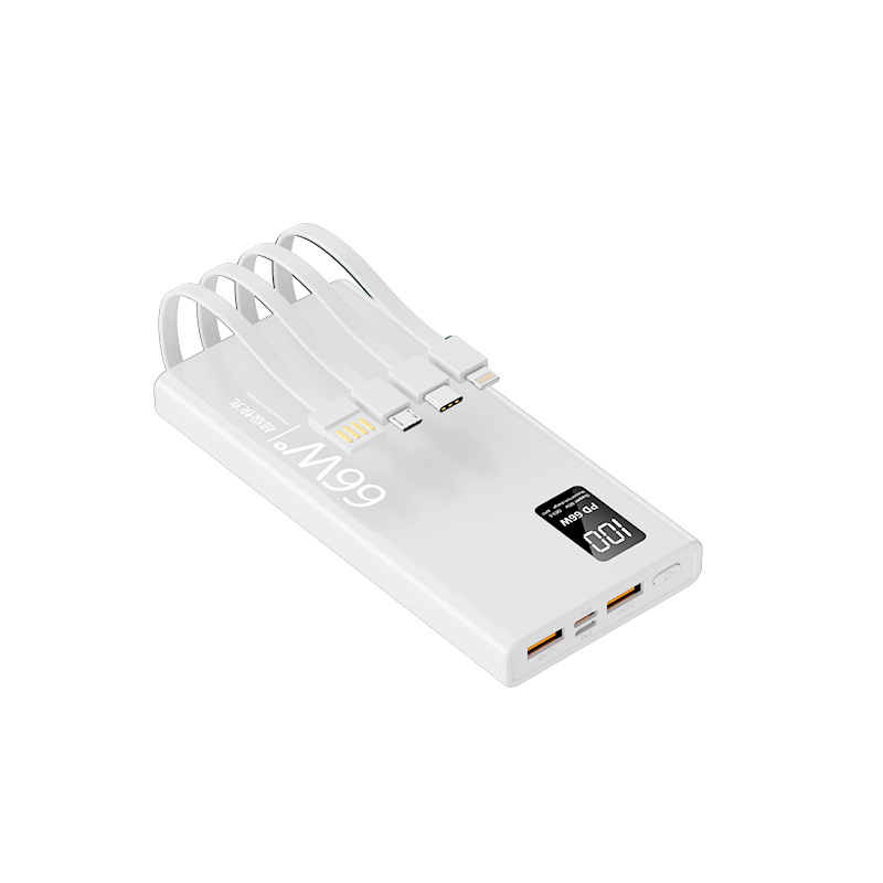 Wholesale PriceCustom Large Capacity Hot Selling Super Fast Charging Powerbank 60000mah Digital Display Real Capacity Power Bank gallery image